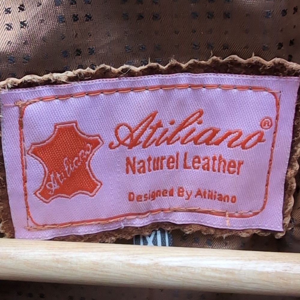 Vintage Atiliano 100% Genuine Leather Jacket - Picture 4 of 5